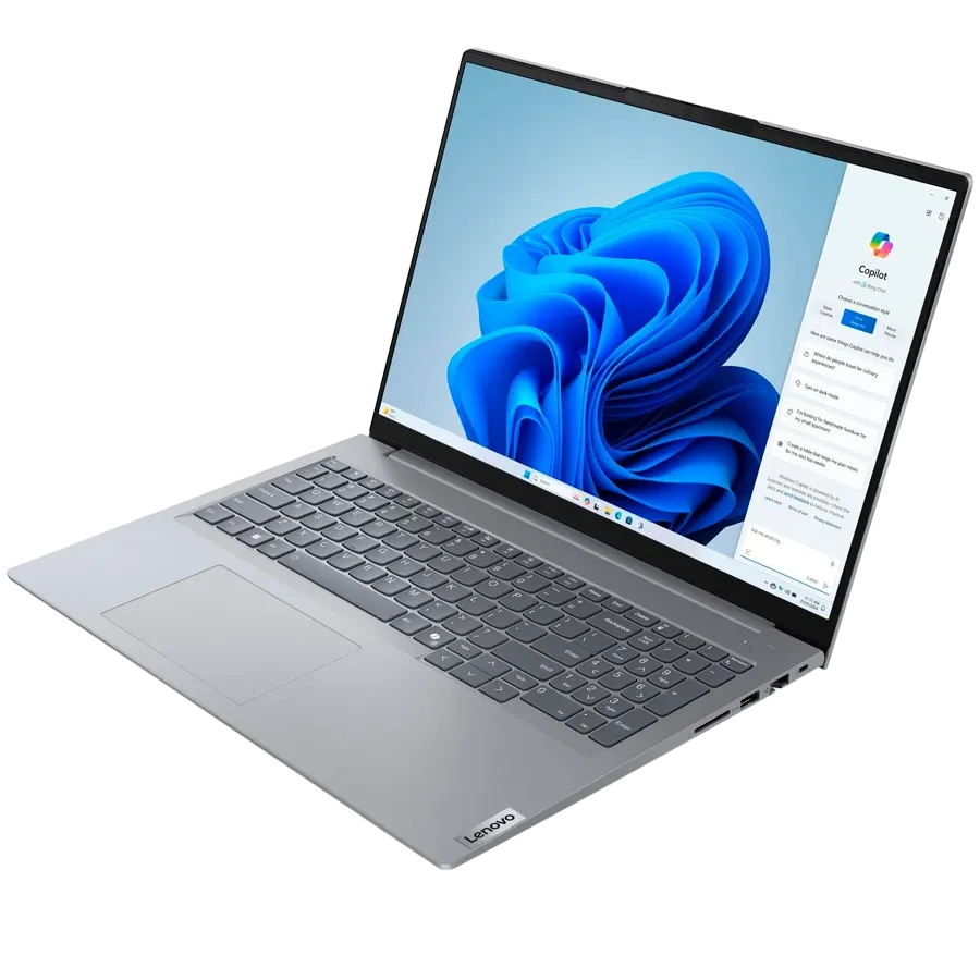 Φορητός LENOVO ThinkBook 16 G7 ARP 16" (1920x1200), Ryzen 7 7735HS, 16 γιγαμπάιτε, 680M, Arctic Grey, 512 γιγαμπάιτε — Εικών №3