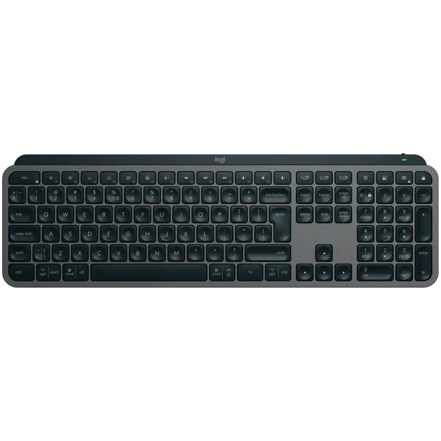 Клавиатура беспроводная LOGITECH MX Keys S Pale Graphite UA (L920-011593) — Изображение №1