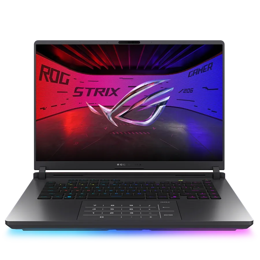Игровые ASUS ROG STRIX G16 16" (2560x1600 240Гц), Core Ultra 9 Processor 275HX, 32 ГБ, Nvidia GeForce RTX 5080 16 ГБ, Серый, 2 ТБ — Изображение №1