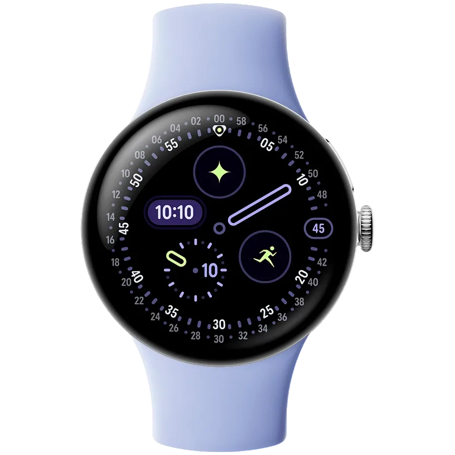 GOOGLE Pixel Watch 4 Smart Watch, 41mm, Silver — Image №2 GOOGLE Pixel Watch 4 Smart Watch, 41mm, Silver — Image №2