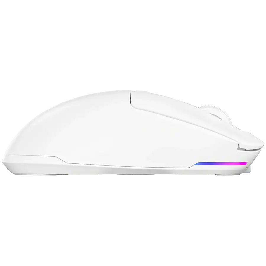 LORGAR MSA10W Gaming Mouse, Wireless, White — Image №6