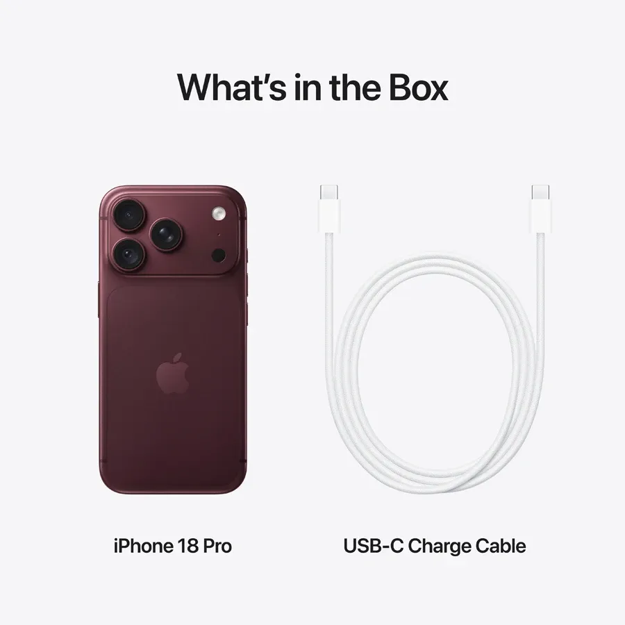 Apple iPhone 18 Pro, 2 TB, Burgundy — Image №10