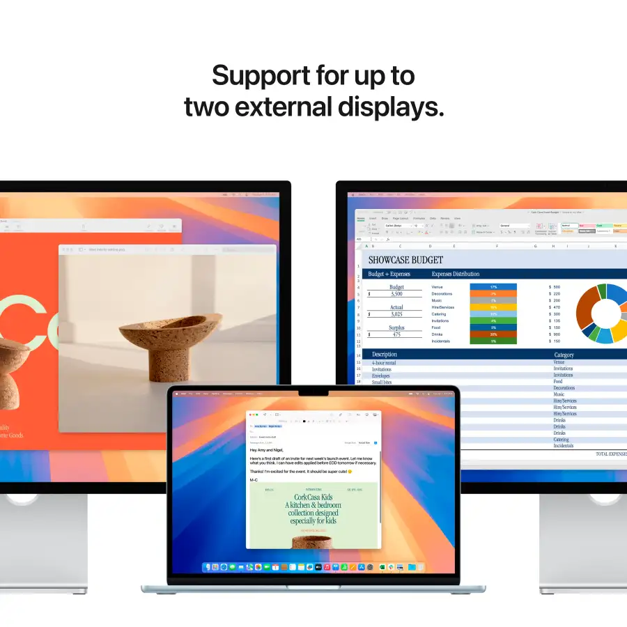 Apple MacBook Air 15.3"  Apple M4 (10C CPU/10C GPU), 16 GB, 512 GB, Silver, 2025 — Εικών №10
