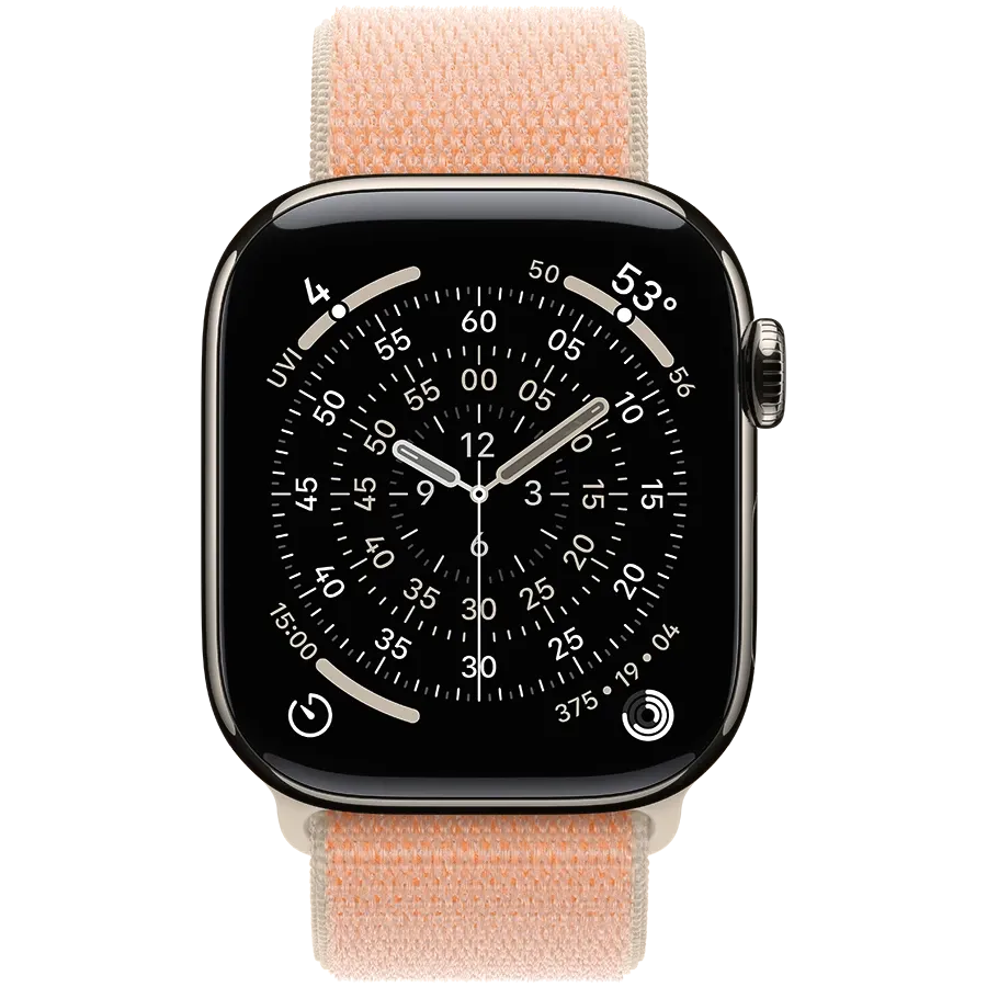 Apple 42mm Sport Loop Band Extension Sport Loop Cantaloupe for Apple Watch 38 mmApple Watch 40 mmApple Watch 42 mmApple Watch 41 mm 38/40/41/42 mm — Image №3