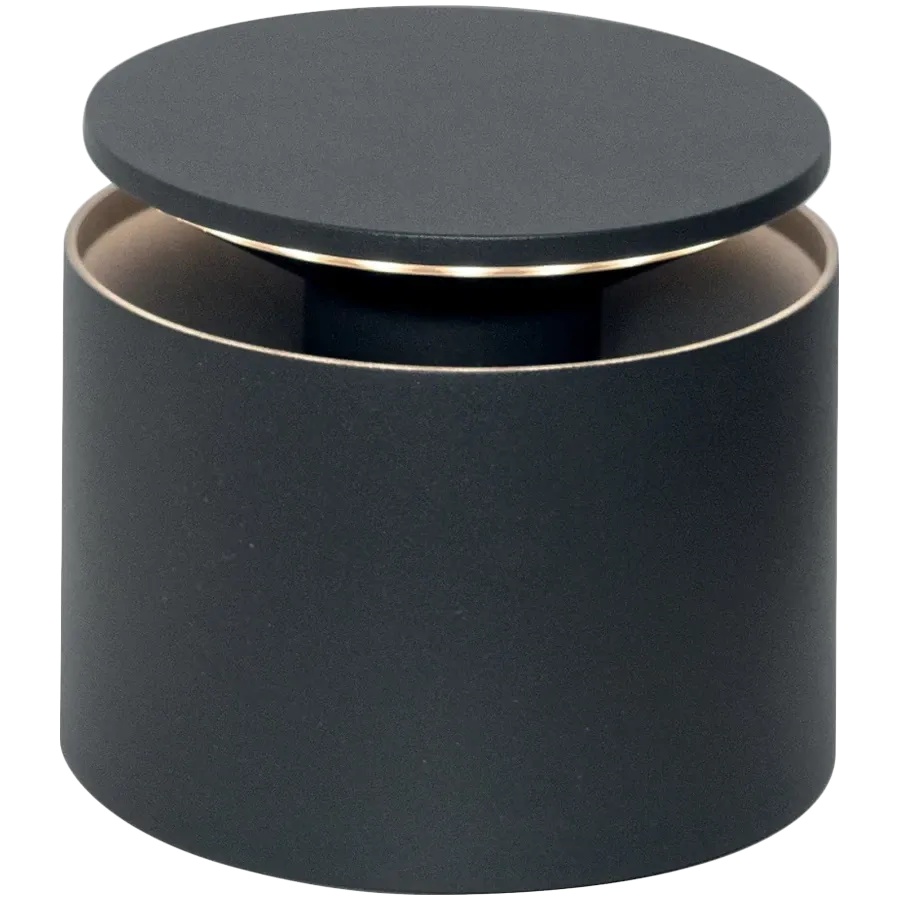 ZAFFERANO PUSH-UP PRO TABLE LAMP 120x83mm. SANDY DARK GREY 2.2WLED 105/134lm. — Image №1