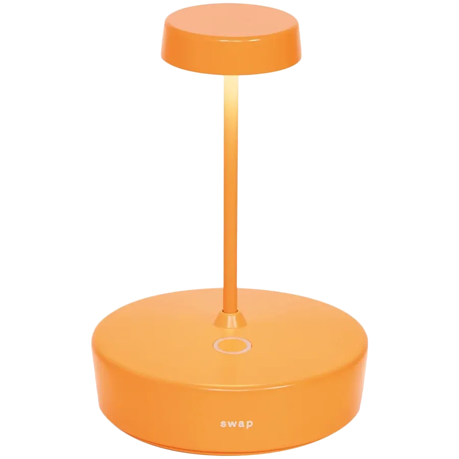 ZAFFERANO SWAP MINI TABLE LAMP 100x148mm. PAINTED MATT ORANGE 2.0W LED 183lm — Изображение №1 ZAFFERANO SWAP MINI TABLE LAMP 100x148mm. PAINTED MATT ORANGE 2.0W LED 183lm — Изображение №1