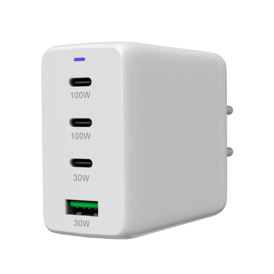 CANYON CU100ACC Power Adapter 4*USB/USB-C, 100 W, White 3*USB Type C, USB Type-A — Image №6
