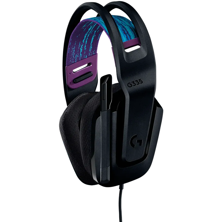 Gaming Headset LOGITECH G335 with Microphone, Black — Image №3 Gaming Headset LOGITECH G335 with Microphone, Black — Image №3
