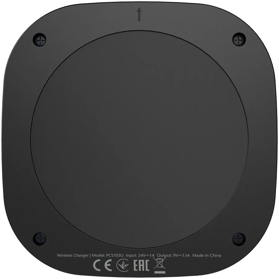 PRESTIGIO ReVolt A3 Wireless Charger, 10 W, Black — Изображение №2