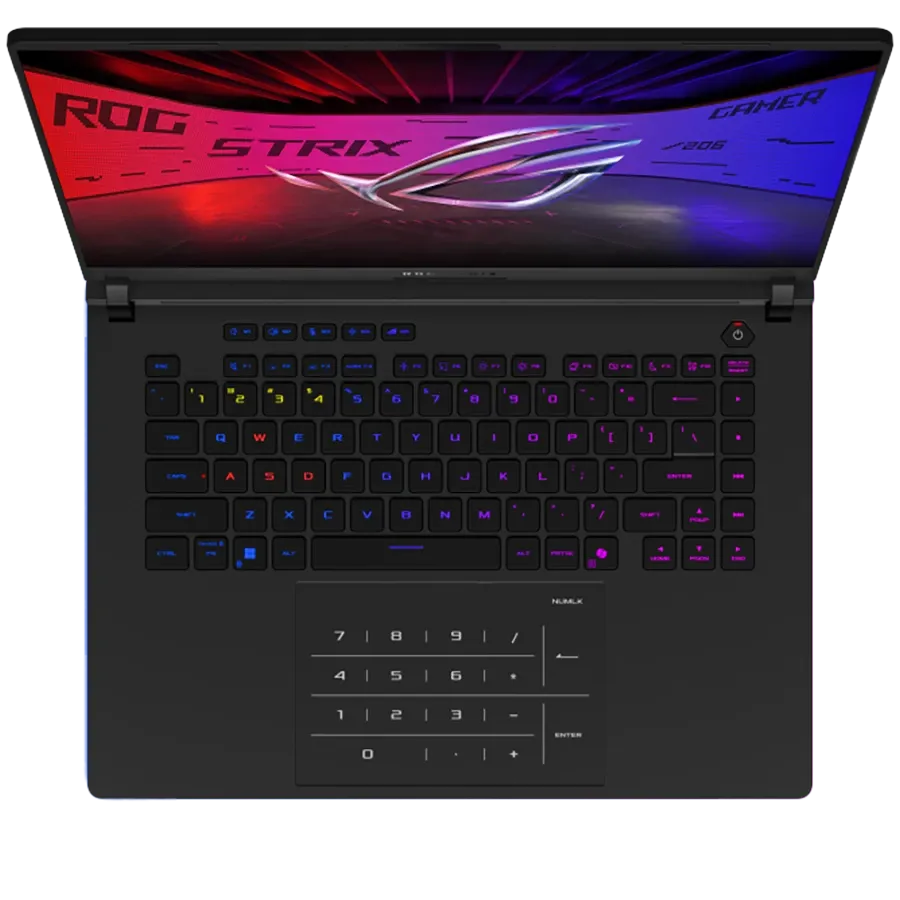 Ноутбук ASUS ROG Strix SCAR 16 16" (2560x1600 240Гц), Core Ultra 9 Processor 275HX, 64 ГБ, Nvidia GeForce RTX 5080 16 ГБ, Чёрный, 2025, 2 ТБ — Изображение №5