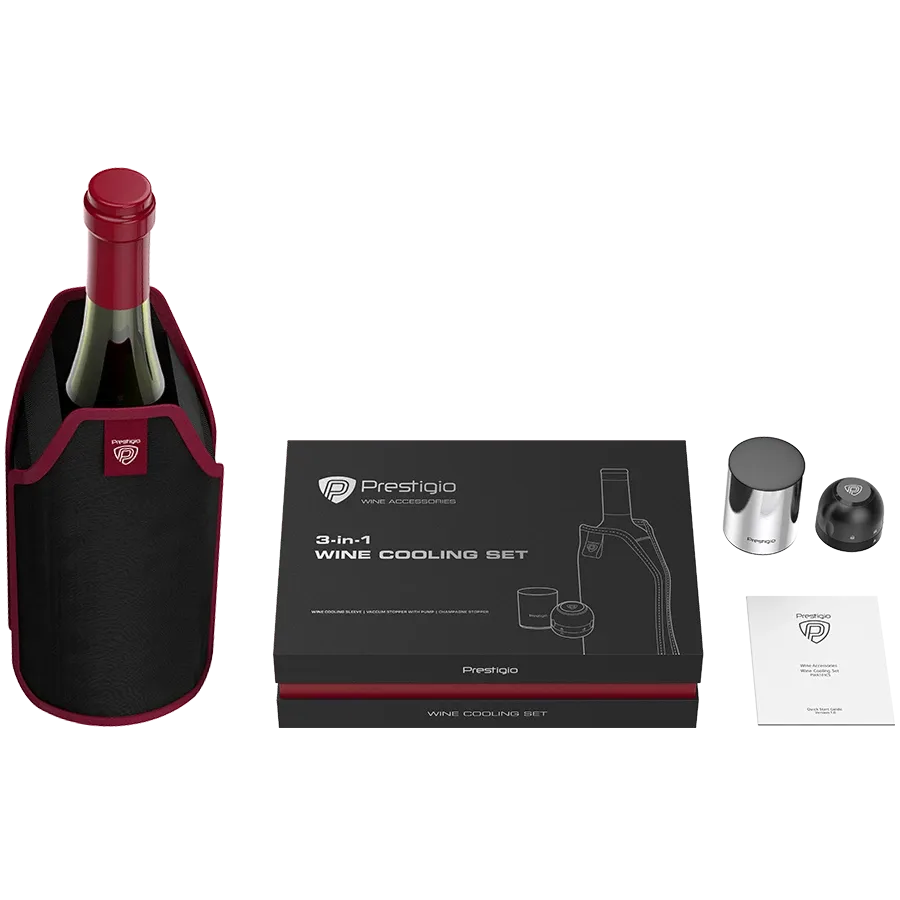 PRESTIGIO Wine cooling jacket, Black — Image №15 PRESTIGIO Wine cooling jacket, Black — Image №15