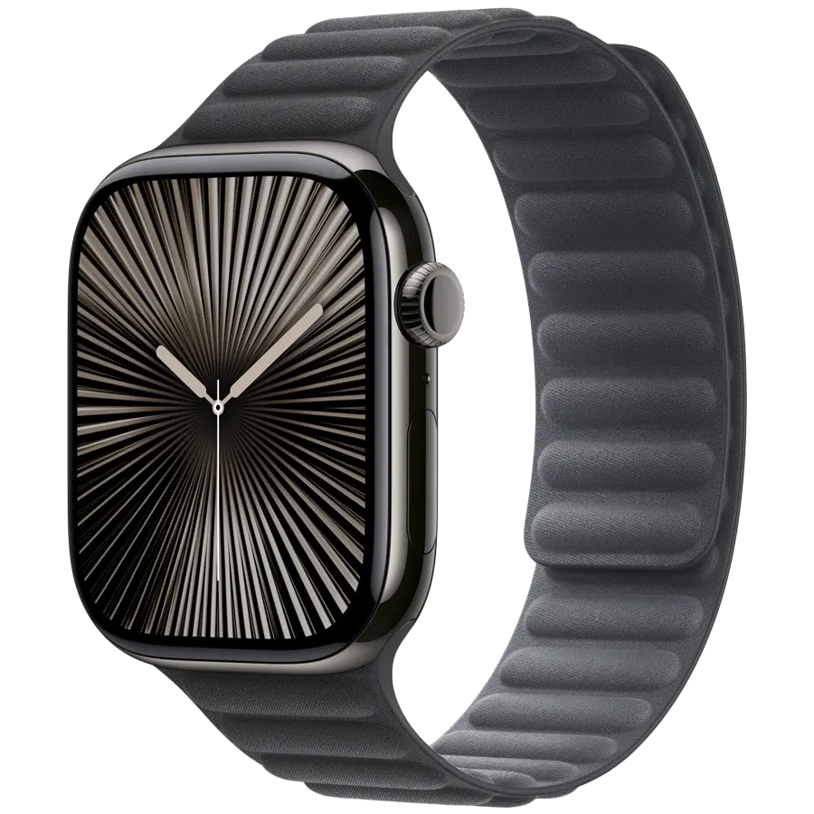 Удлинитель ремешка APPLE 46мм M/L Magnetic Link Чёрный для Apple Watch 44/46 mm — Изображение №2