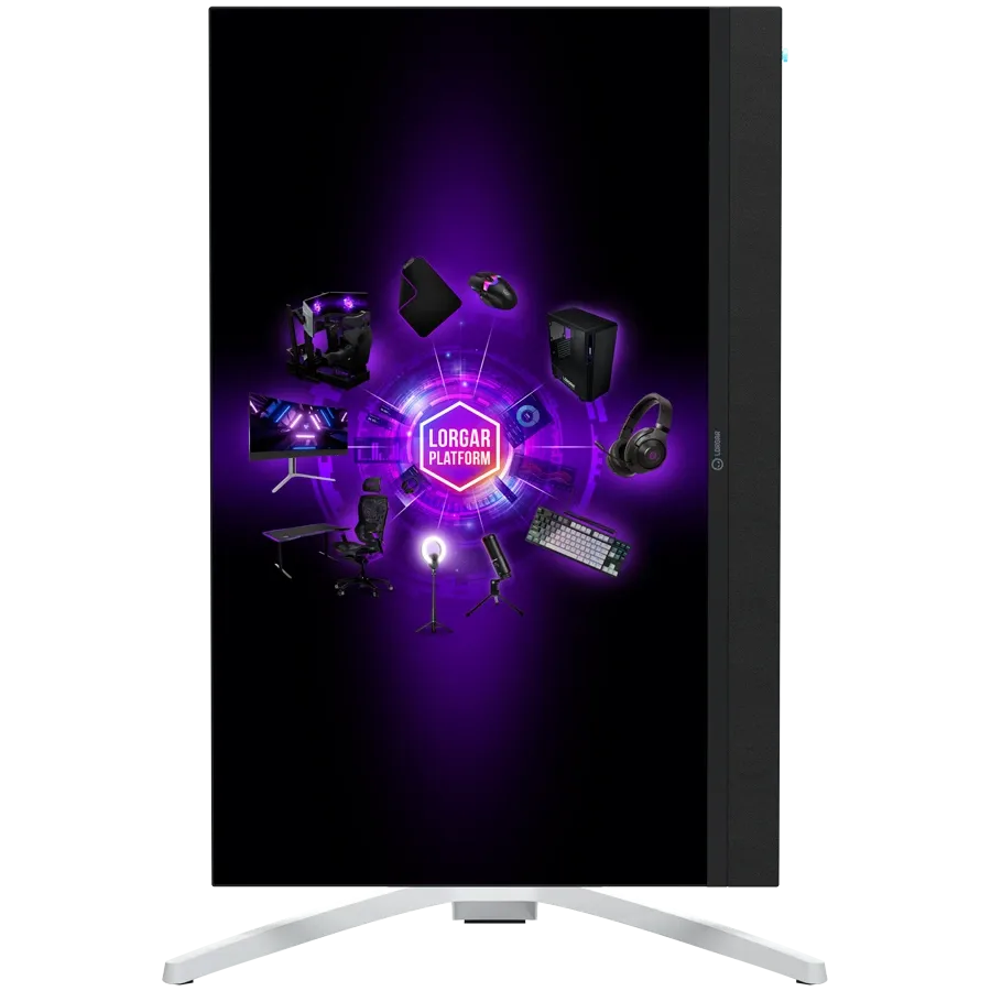 LORGAR LCD-монитор (27", 3840x2160, Fast IPS) Молочно-серый/черный — Изображение №8
