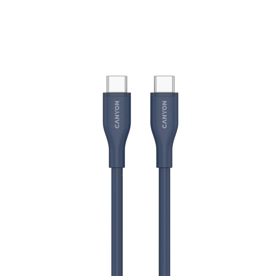 CANYON Кабель USB-C, 1 м, Тёмно-синий — Изображение №2