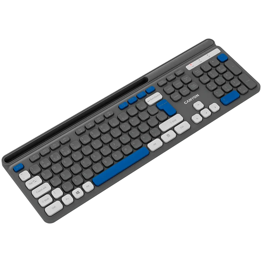 CANYON HKB-W03 Клавиатура Беспроводная, Серый — Изображение №3