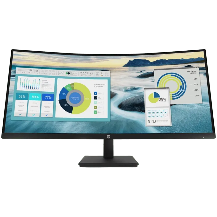 HP INC LED-монитор (34", 3440x1440, VA) Чёрный — Изображение №1 HP INC LED-монитор (34", 3440x1440, VA) Чёрный — Изображение №1