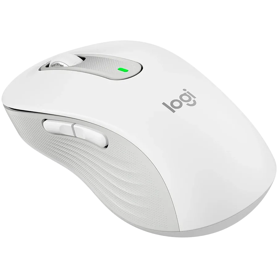 LOGITECH M650 Mouse, Wireless, White — Image №4