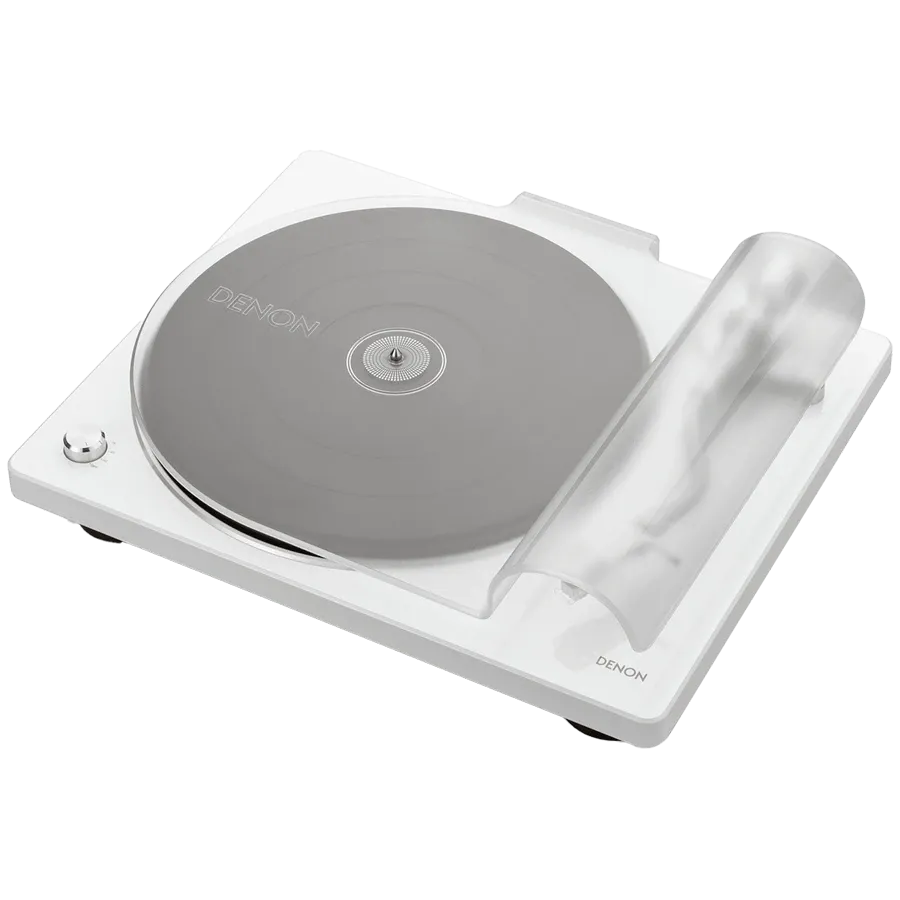 Виниловый проигрыватель DENON, полностью ручной, белый — Изображение №3
