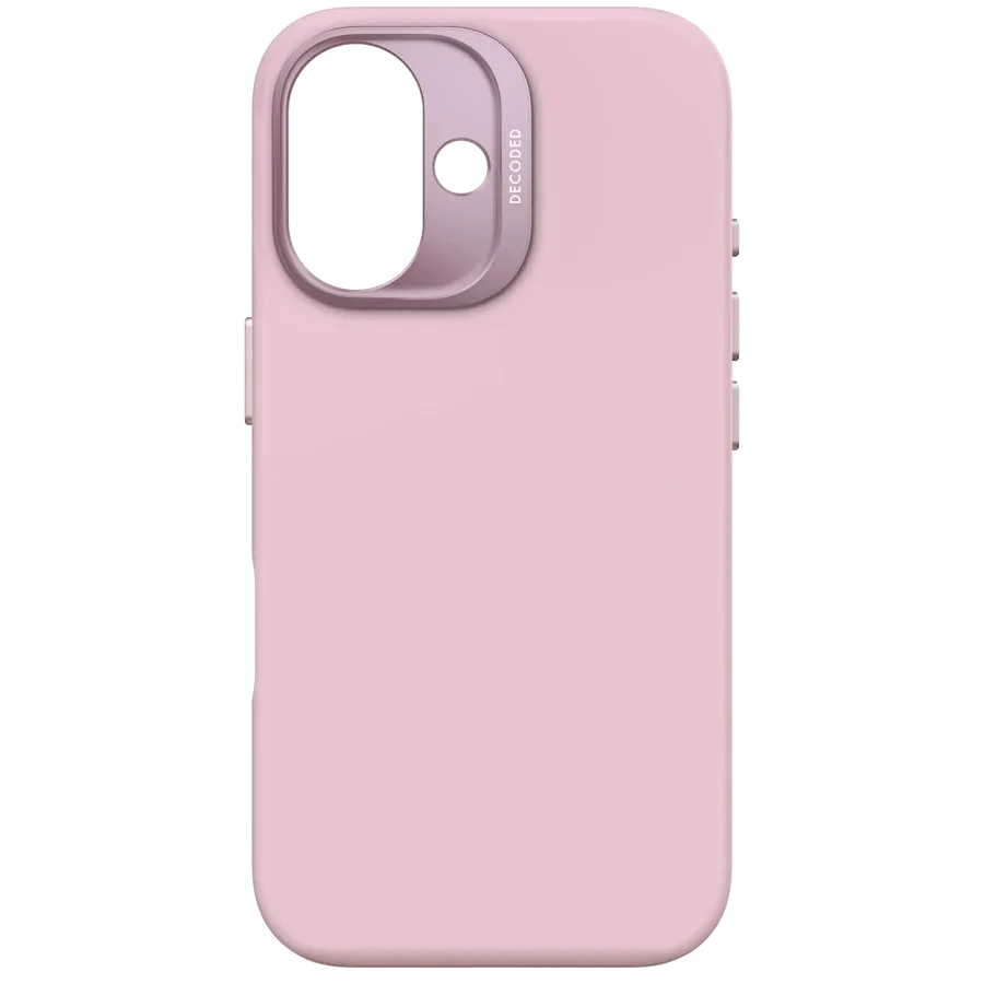 Husă DECODED din silicon pentru iPhone 16, Lilac — image №1