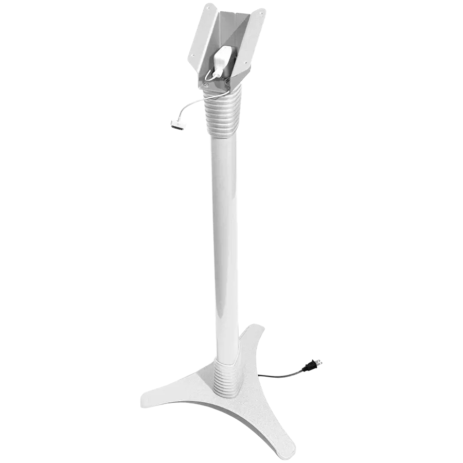 COMPULOCKS Βάση δαπέδου ρυθμιζόμενου ύψους, Λευκό — Εικών №1