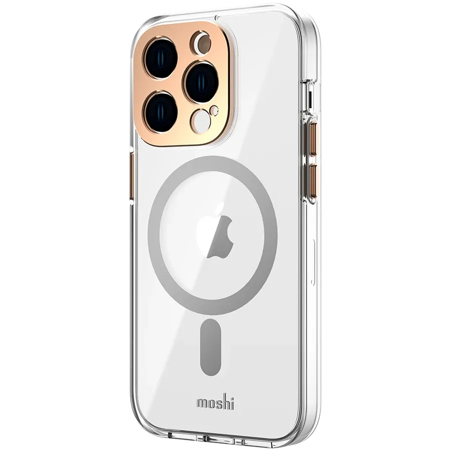 MOSHI Θήκη iGlaze Slim Hardshell Case με MagSafe, Sunset Gold for iPhone 14 Pro — Εικών №1