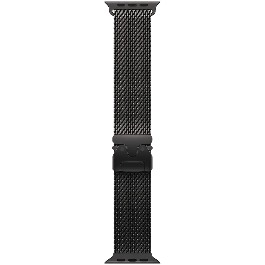 Apple 49mm Milanese Loop Band Milanese Loop Black for Apple Watch 44/45/46/49 mm — Image №1