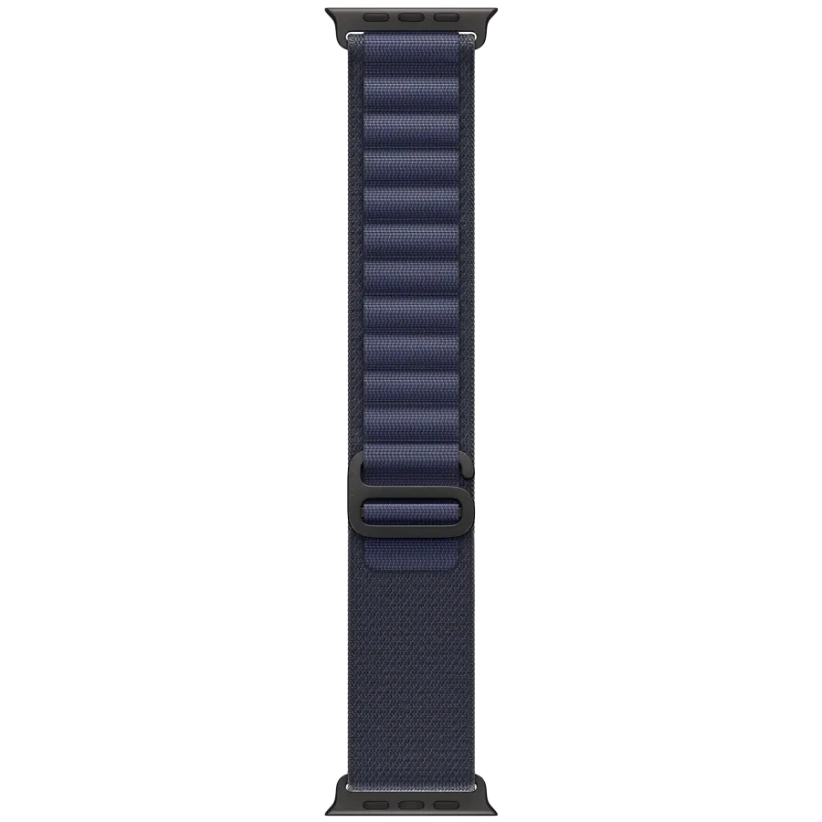 Удлинитель ремешка APPLE Alpine Loop L, Black Titanium Finish Тёмно-синий для Apple Watch 44/45/46/49 mm — Изображение №1