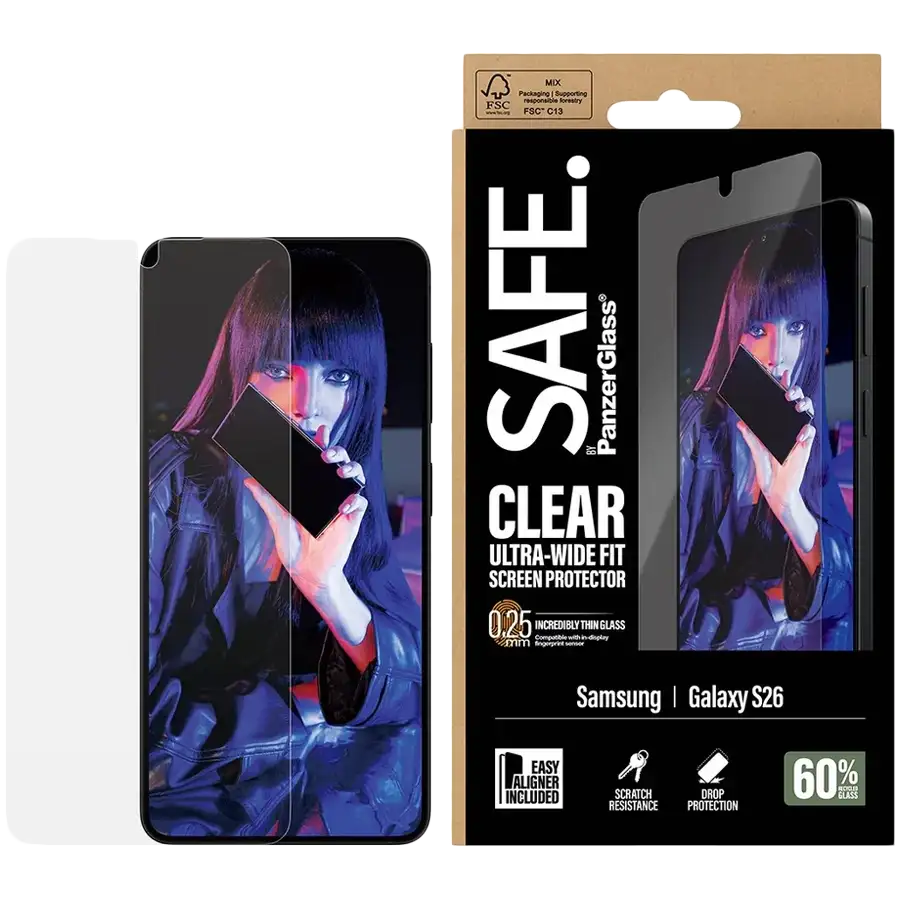 PANZERGLASS Γυαλί ασφαλείας for Samsung Galaxy S26 — Εικών №1 PANZERGLASS Γυαλί ασφαλείας for Samsung Galaxy S26 — Εικών №1