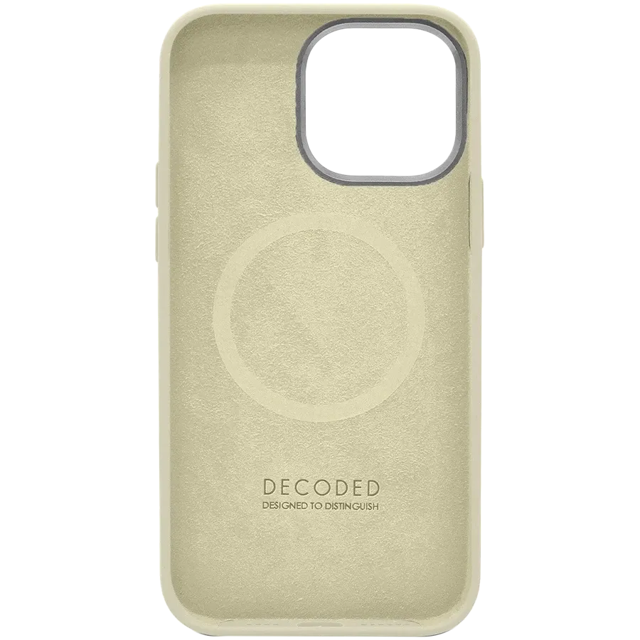 DECODED Θήκη ANTIMICROBIAL SILICONE CASE με MagSafe, Μπεζ for iPhone 14 Pro Max — Εικών №2