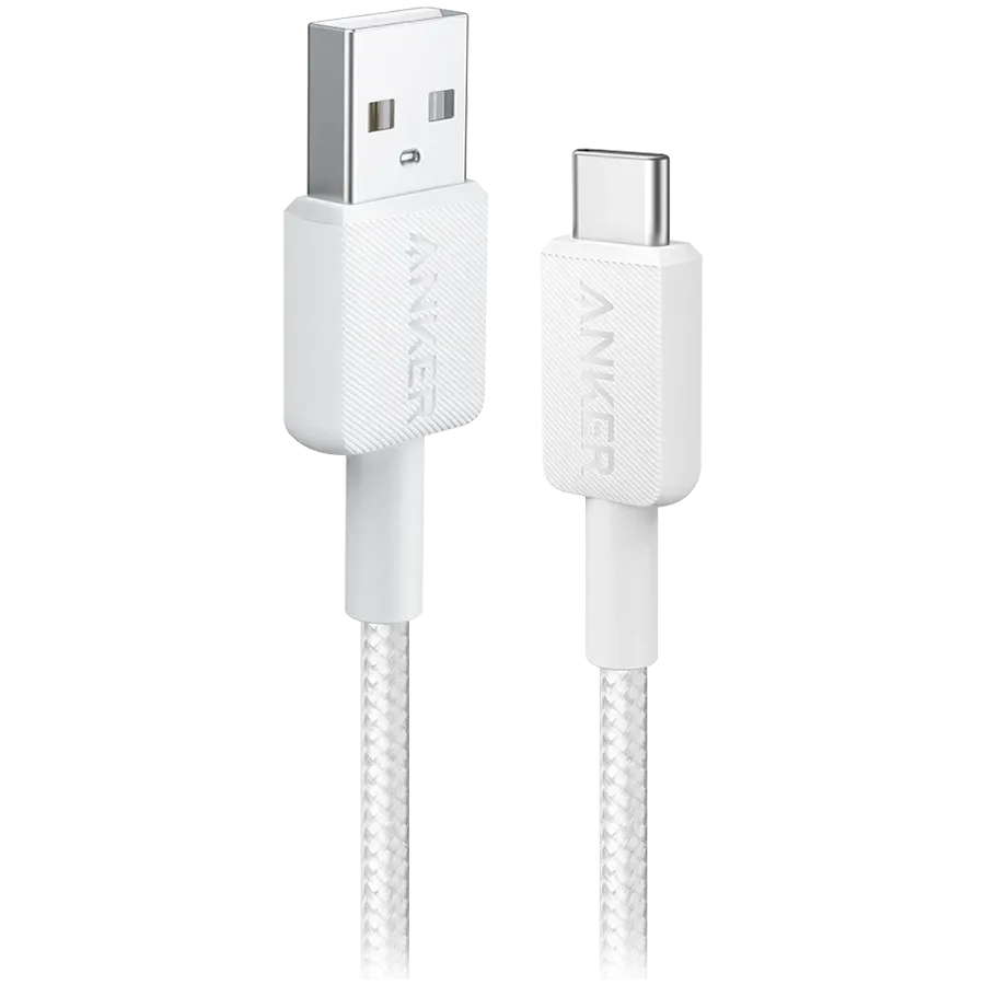 ANKER USB-A to USB-C Cable, 0.9 m, White — Изображение №1