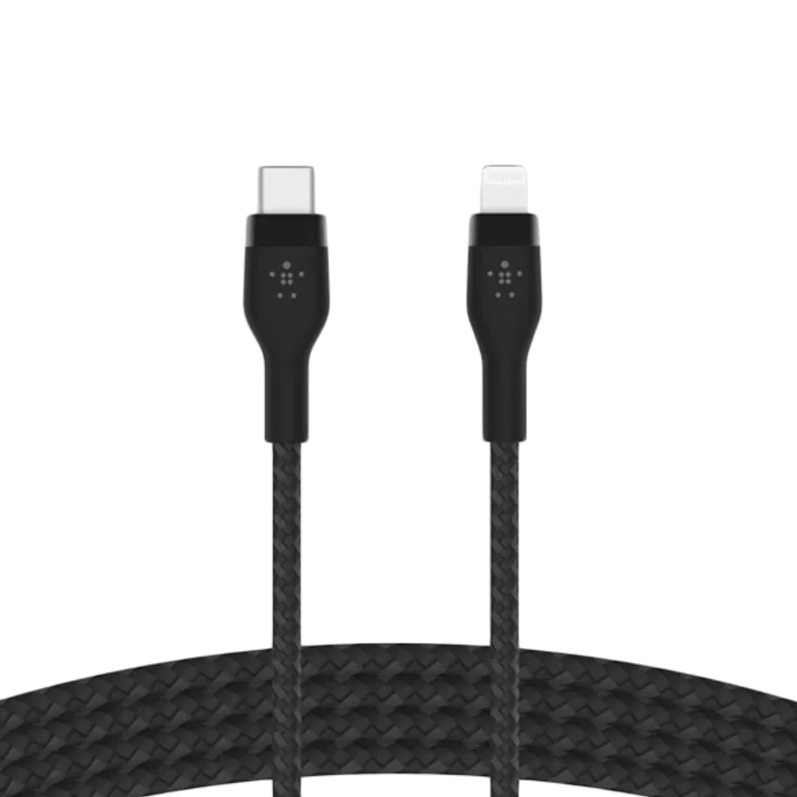 Кабель-переходник с USB-C на Lightning BELKIN, 1 м, Чёрный — Изображение №3