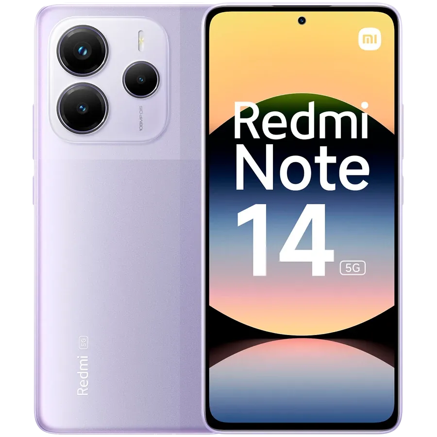 XIAOMI Redmi Note 14 5G  5G 8 GB/256 GB, Lavender Purple — Image №1