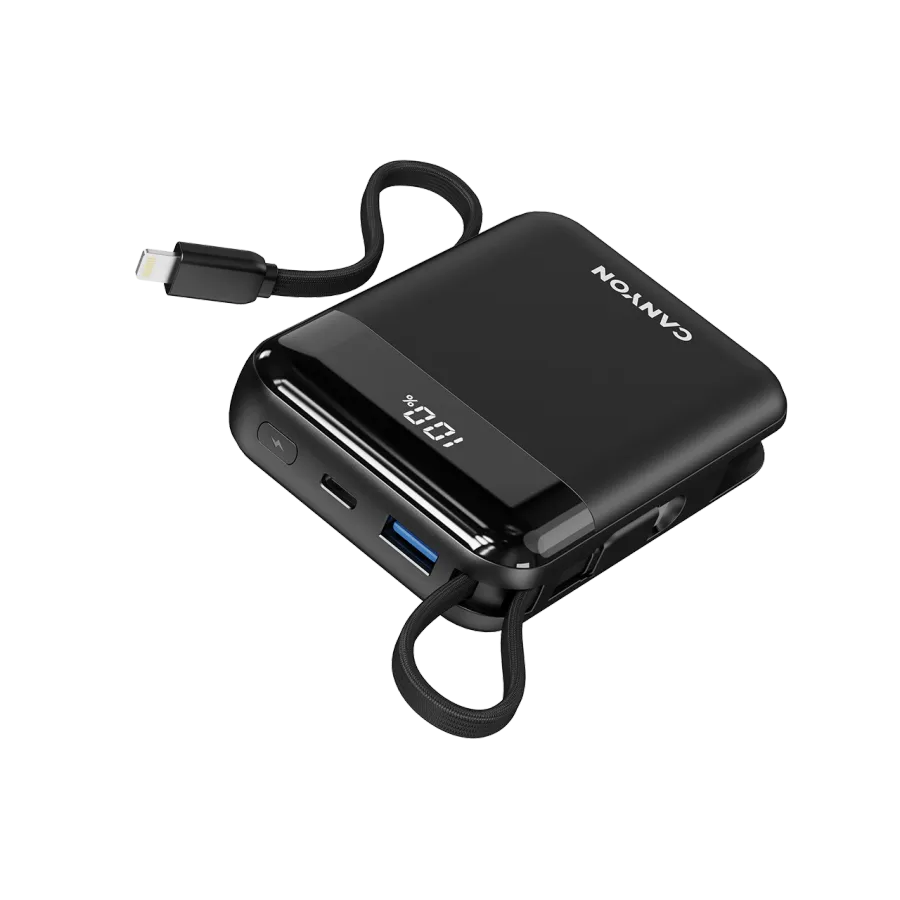 CANYON Power Bank, 10000 mAh, Black — Image №3