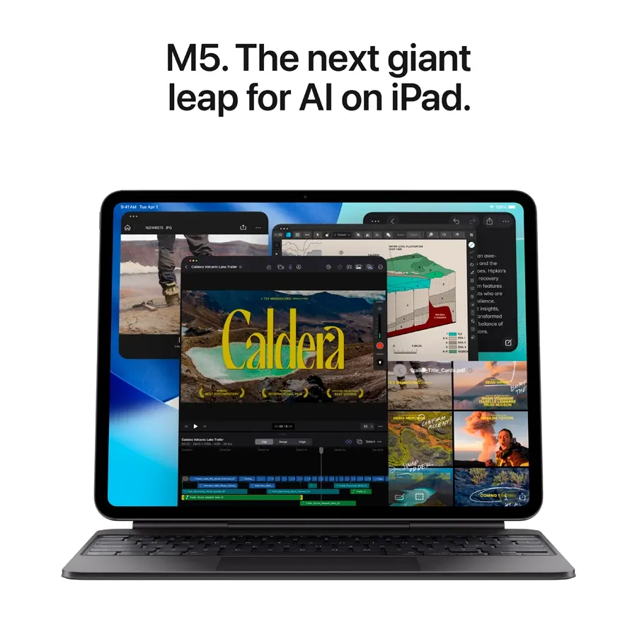 Apple iPad Pro 11 (M5), 2 TB, Wi-Fi+4G, Nano-texture glass, 2025, Silver — Image №4