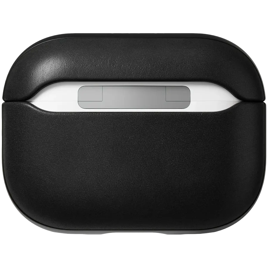NOMAD Чехол Modern Leather Case , Чёрный для AirPods Pro (Gen. 2) — Изображение №3