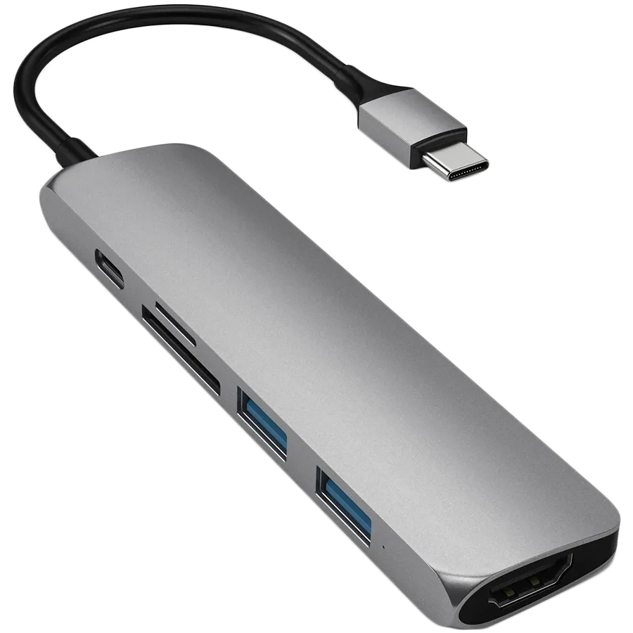 SATECHI  ST-SCMA2  Multiport Adapter  Space Gray — Εικών №1