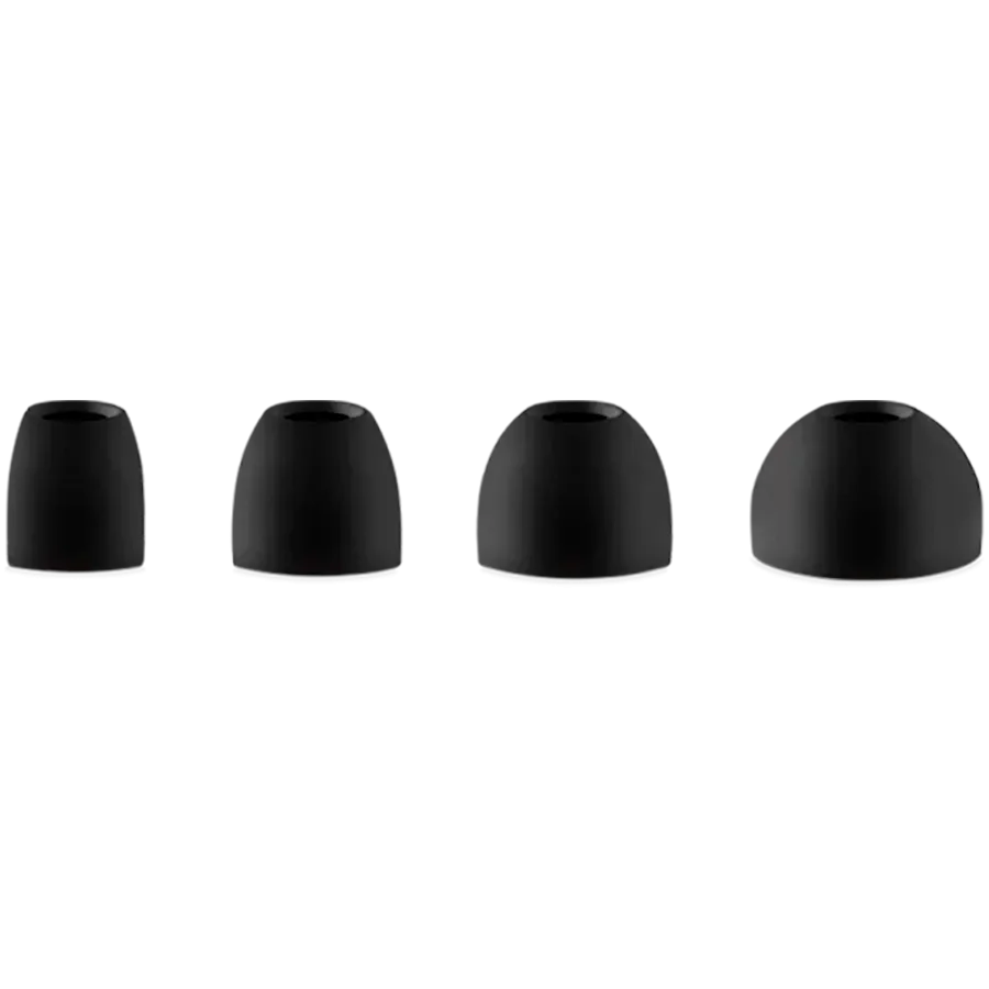 BANG & OLUFSEN  for Beoplay E6, Beoplay E6 Motion, Beoplay H3, Beoplay H3 ANC, Beoplay E4, Beoplay H5, Beoplay E8, Beoplay E8 Sport, Beoplay E8 2nd Gen, Beoplay E8 3rd Gen, Beoplay E8 Motion, Beoplay EQ, BlackSilicone ear tips M (50 sets) - OTG — Image №1