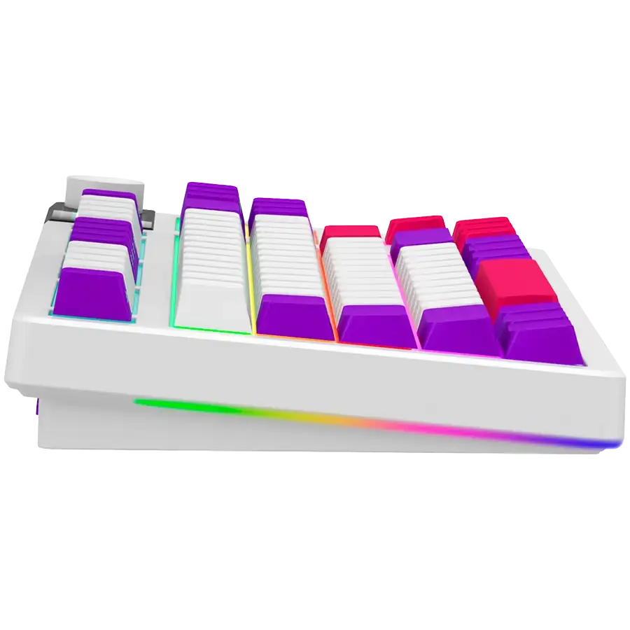 LORGAR KBP70TKLW Игровая клавиатура, Беспроводное, Белый, Английский — Изображение №4 LORGAR KBP70TKLW Игровая клавиатура, Беспроводное, Белый, Английский — Изображение №4