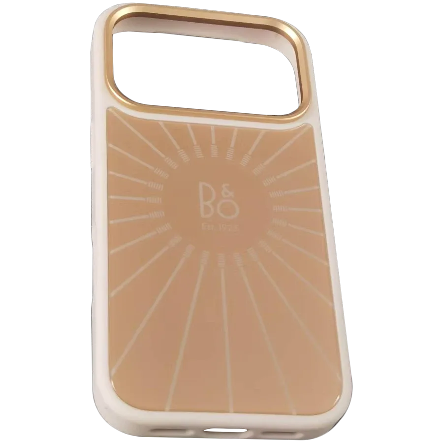 B&O BY ASBIS Case Glass version with MagSafe, Gold Tone for iPhone 17 Pro — Image №1