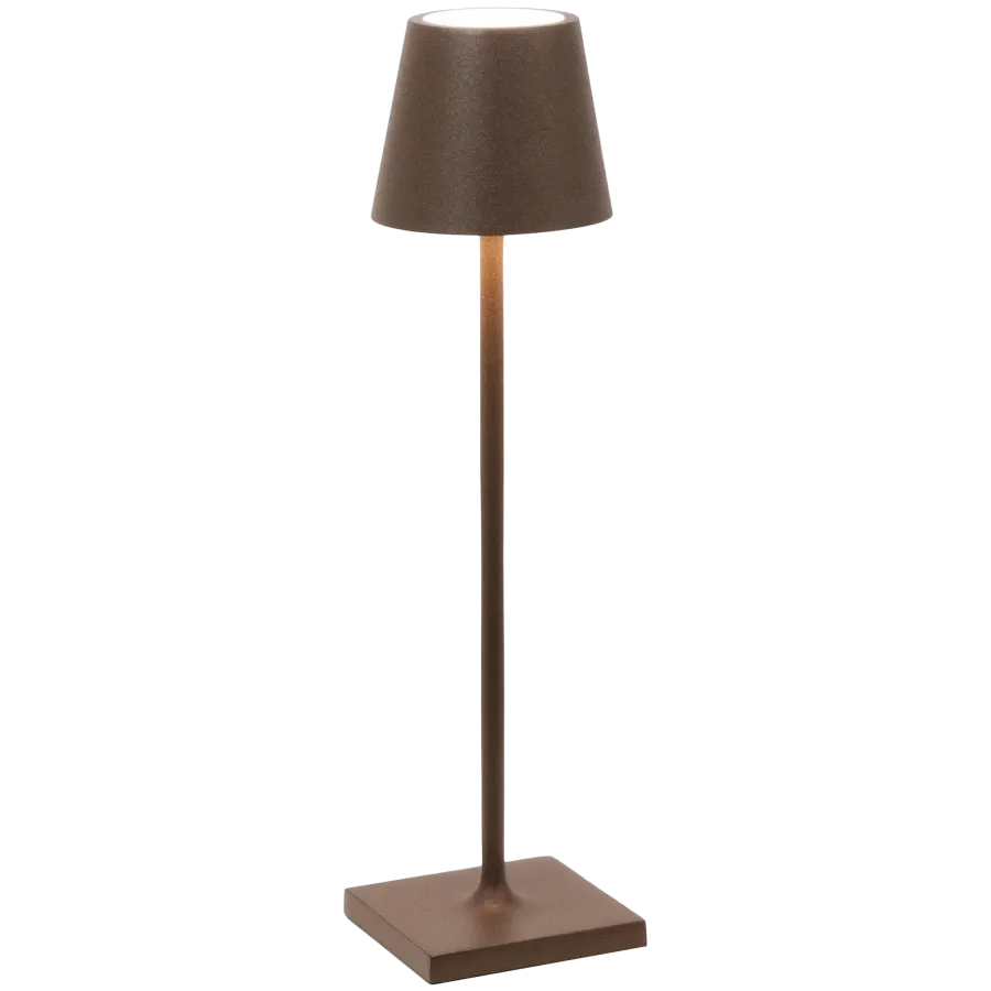 ZAFFERANO POLDINA PRO MICRO TABLE LAMP 70x275mm. CORTEN - 1.8W - DYNAMIC WHITE- — Εικών №1