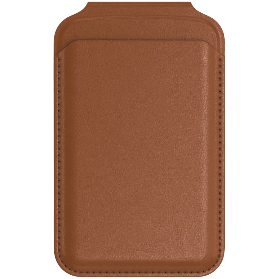 SATECHI Πορτοφόλι Vegan-Leather Magnetic Wallet Stand , Καφέ — Εικών №2
