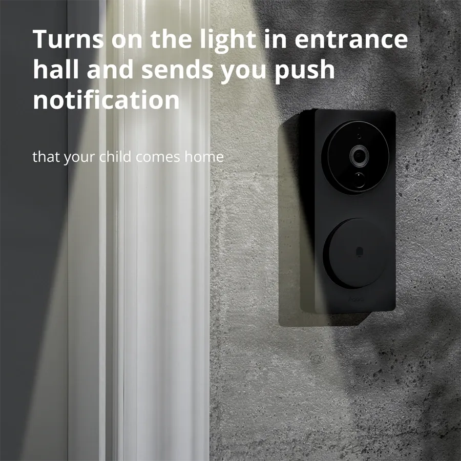 AQARA Smart Video Doorbell, Black — Image №13 AQARA Smart Video Doorbell, Black — Image №13