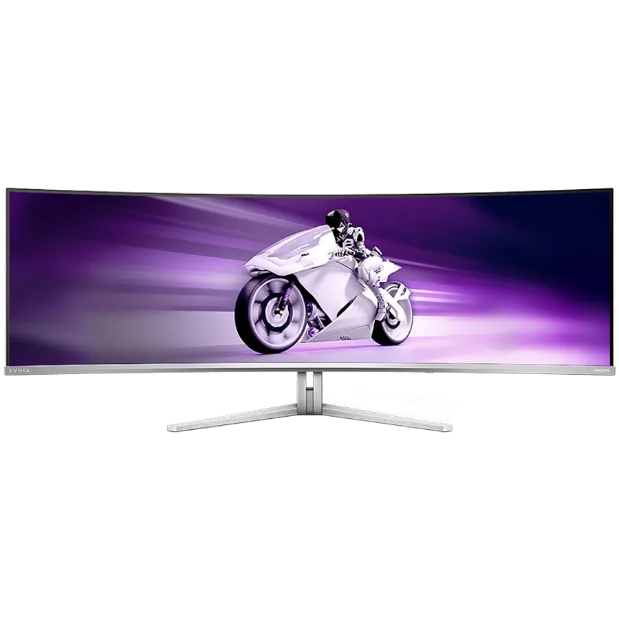 PHILIPS Monitor LED (49", 5120x1440, OLED) Λευκό — Εικών №1