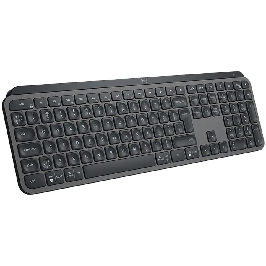 LOGITECH MX Keys Keyboard, Wireless, Graphite, US EN — Image №2
