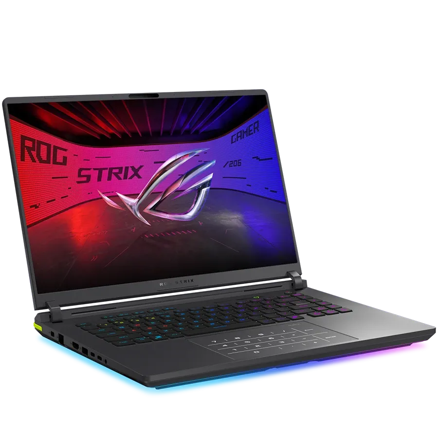 Игровые ASUS ROG STRIX G16 16" (2560x1600 240Гц), Core Ultra 9 Processor 275HX, 32 ГБ, Nvidia GeForce RTX 5080 16 ГБ, Серый, 2 ТБ — Изображение №3