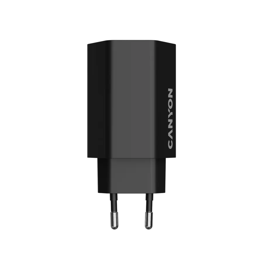 CANYON Hexagon 65 Адаптер питания 3*USB/USB-C, 65 Вт, Чёрный 2*USB Тип C, 1*USB Тип A, Черный — Изображение №4