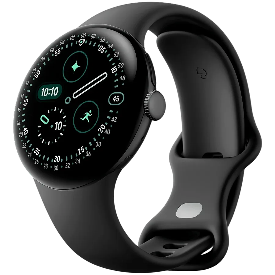 GOOGLE Pixel Watch 4 Smart Watch, 41mm, Black — Image №1 GOOGLE Pixel Watch 4 Smart Watch, 41mm, Black — Image №1