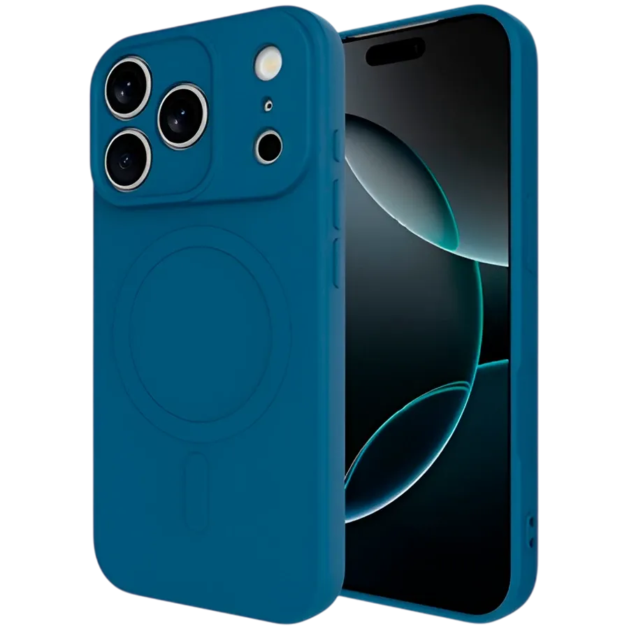 JUST IN CASE Чехол Kick Case with MagSafe, Синий для iPhone 17 Pro Max — Изображение №1