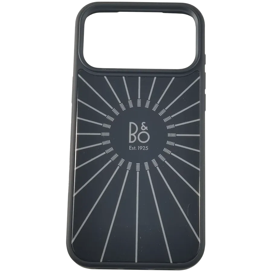 B&O BY ASBIS Case Glass version with MagSafe, Black Anthracite for iPhone 17 Pro Max — Image №1