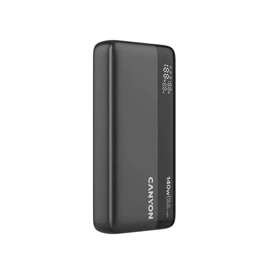 CANYON Power Bank, 25000 mAh, Dark Gray — Image №7